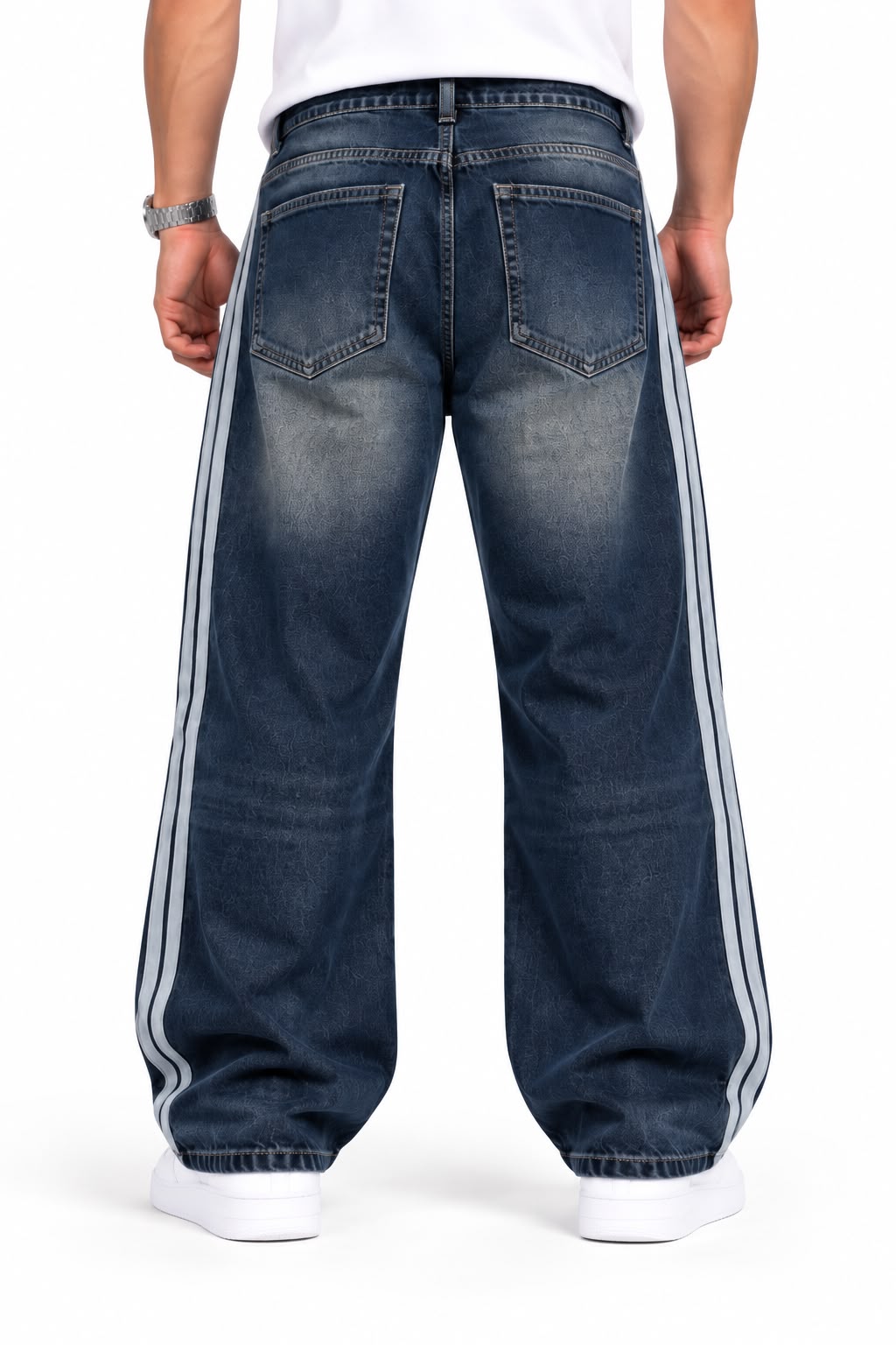 جينز باجي سبورت يوزد – Baggy Sport Washed Jeans
